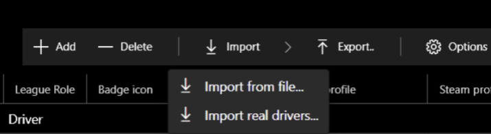 Export import drivers