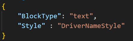 Style usage example