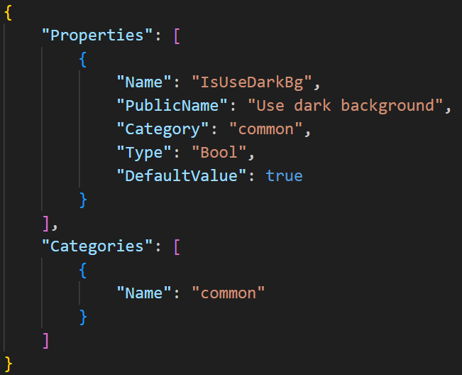 JSON example
