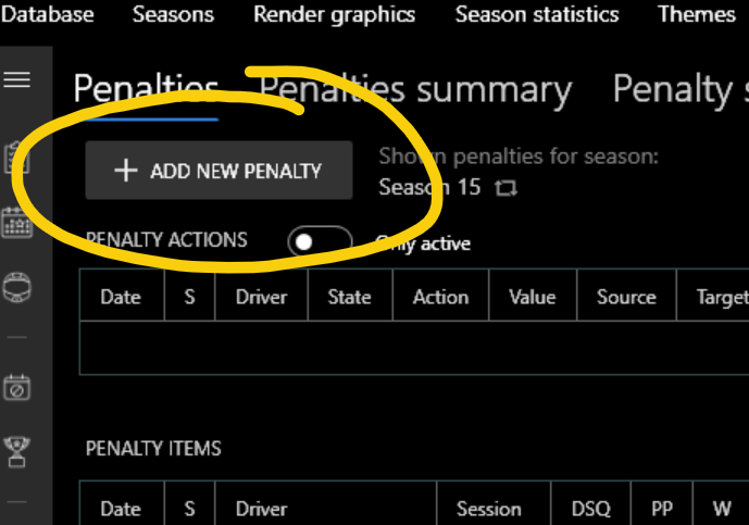 How to issue penalty 3