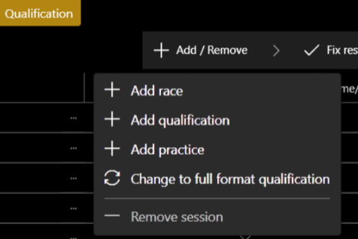 Qualification format switch