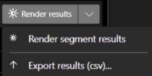 Render drop-down menu